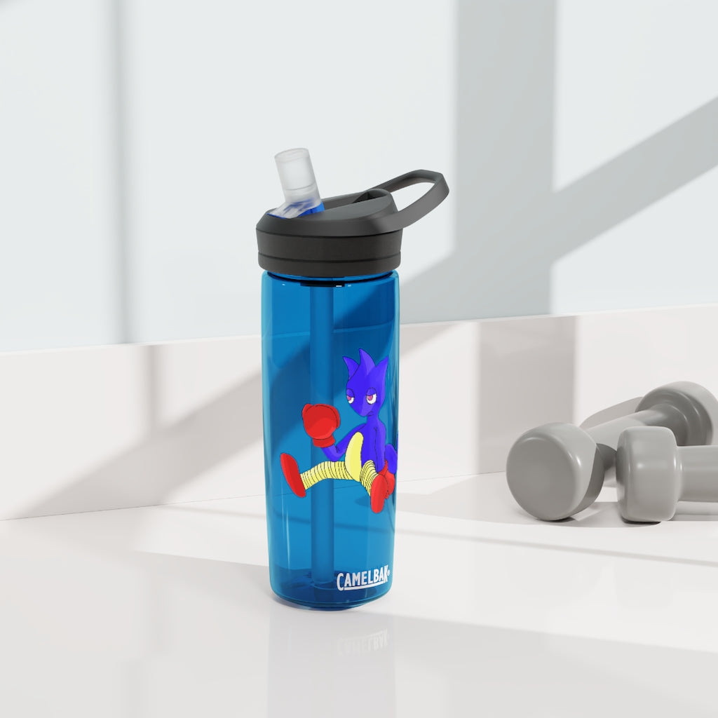 Megatare CamelBak Eddy® Water Bottle in 20oz and 25oz sizes, showcasing its robust design and spill-proof valve.
